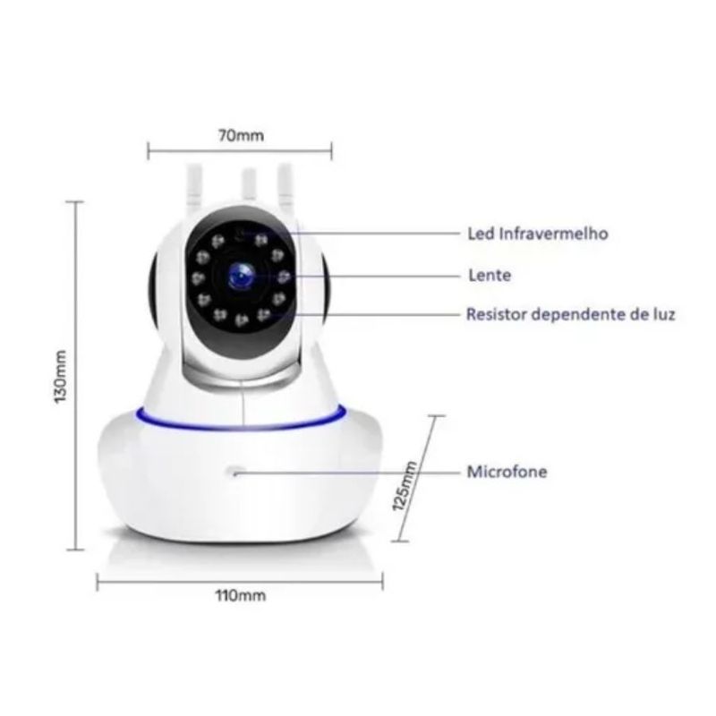GENERICO - Video Baby Monitor Con Cámara Hd Noche Infrarrojo Visión Bid
