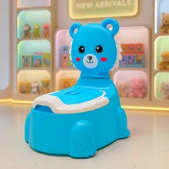 ARMONIA - Bacinica león celeste ergonómica para etapa pañal