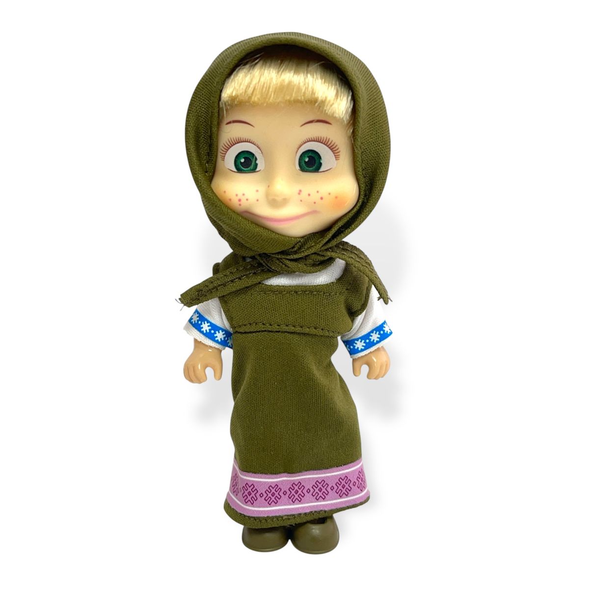 MASHA Y EL OSO - Juguete Muñeca Masha Vestido Verde - Masha Y El Oso