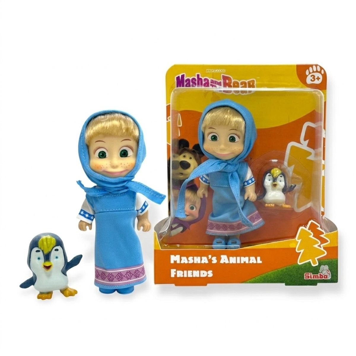 MASHA Y EL OSO - Juguete Masha y sus Amigos El Pingüino - Masha Y El Oso