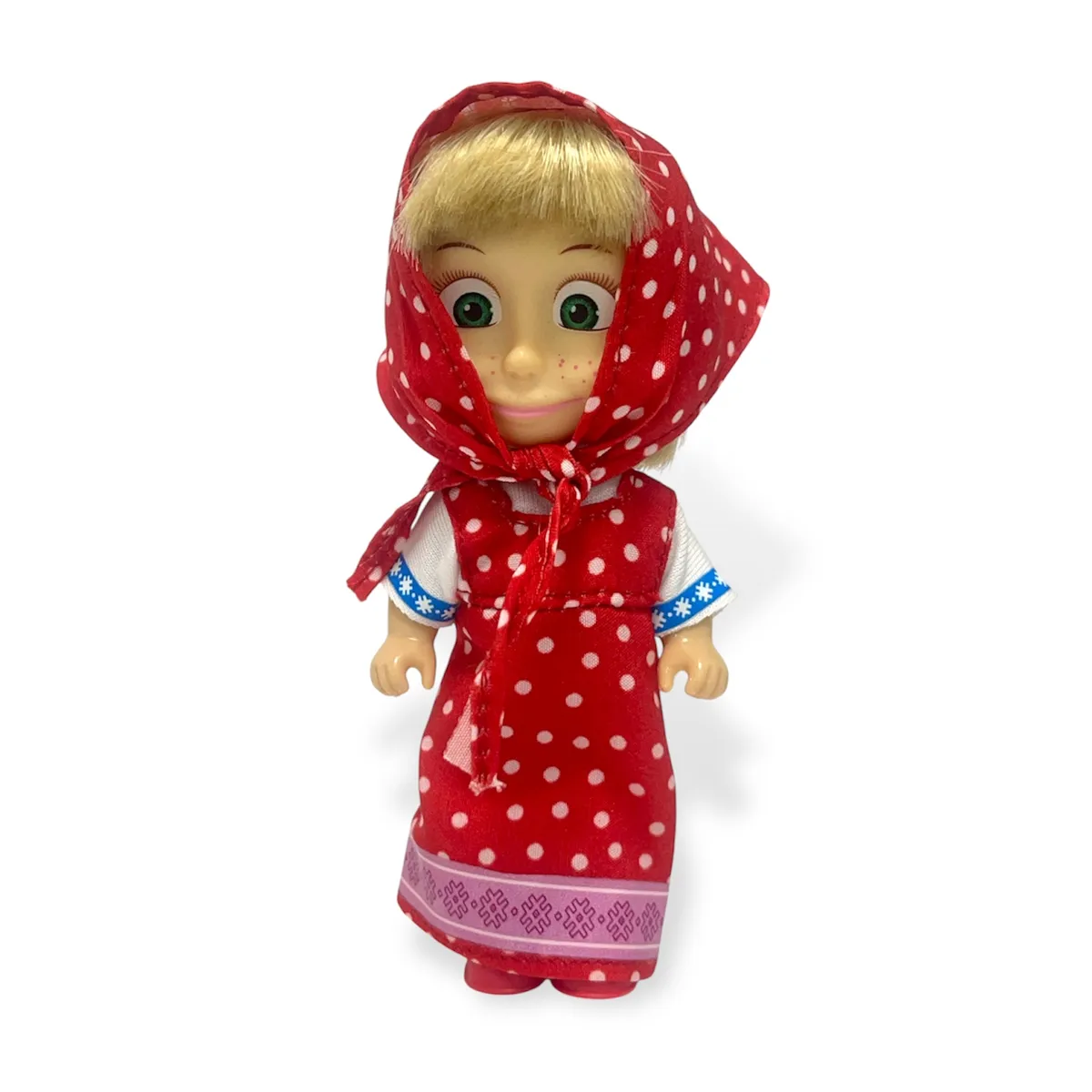 MASHA Y EL OSO - Juguete Muñeca Masha Vestido Rojo - Masha Y El Oso