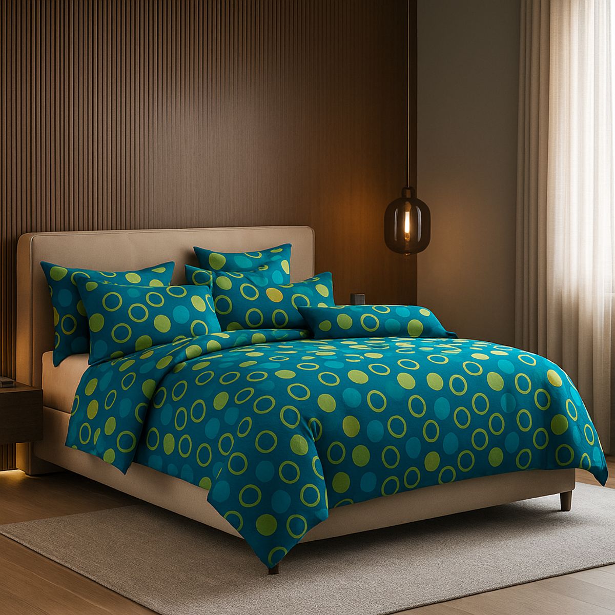 ARMONIA - Ropa de cama 2plz rosa pastel escocés 800 hilos 825