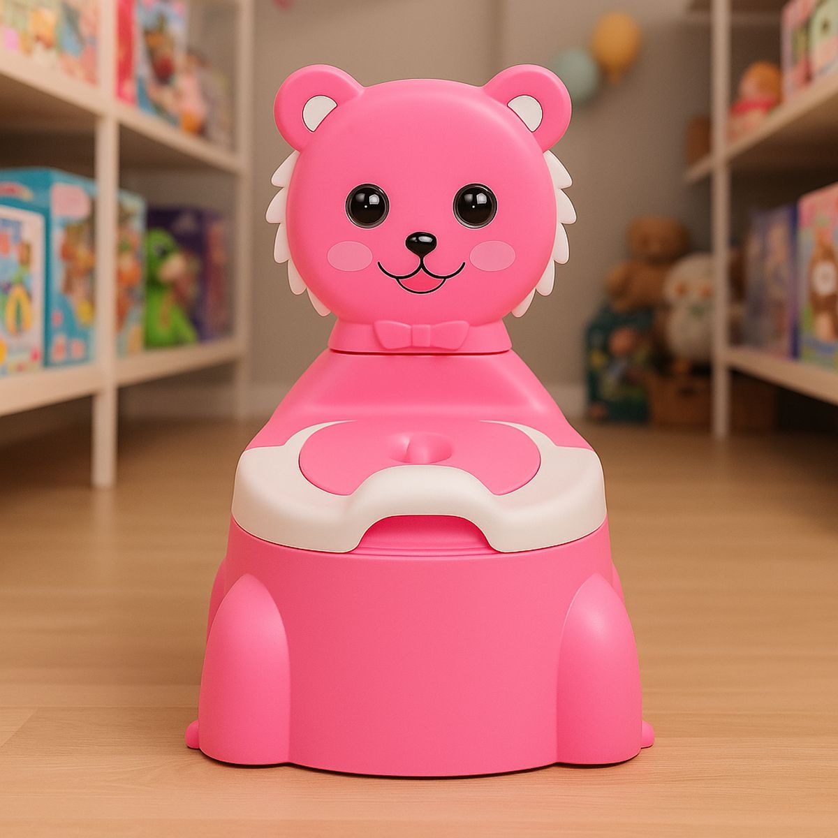 ARMONIA - Bacinica rosa león portátil cómoda aprendizaje baño niños