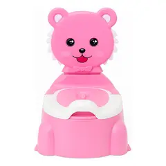 ARMONIA - Bacinica bebé león color rosa antideslizante entrenamiento