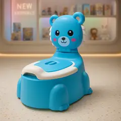 ARMONIA - Bacinica celeste león portátil cómoda aprendizaje baño