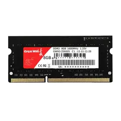 GREAT WALL - Memoria RAM DDR3 8GB 1600MHz Para Notebook GWN3