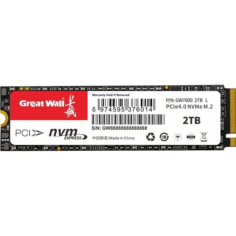 GREAT WALL - Disco Dure SSD Great Wall 2TB PCIe4.0 NVMe M.2 GW7000
