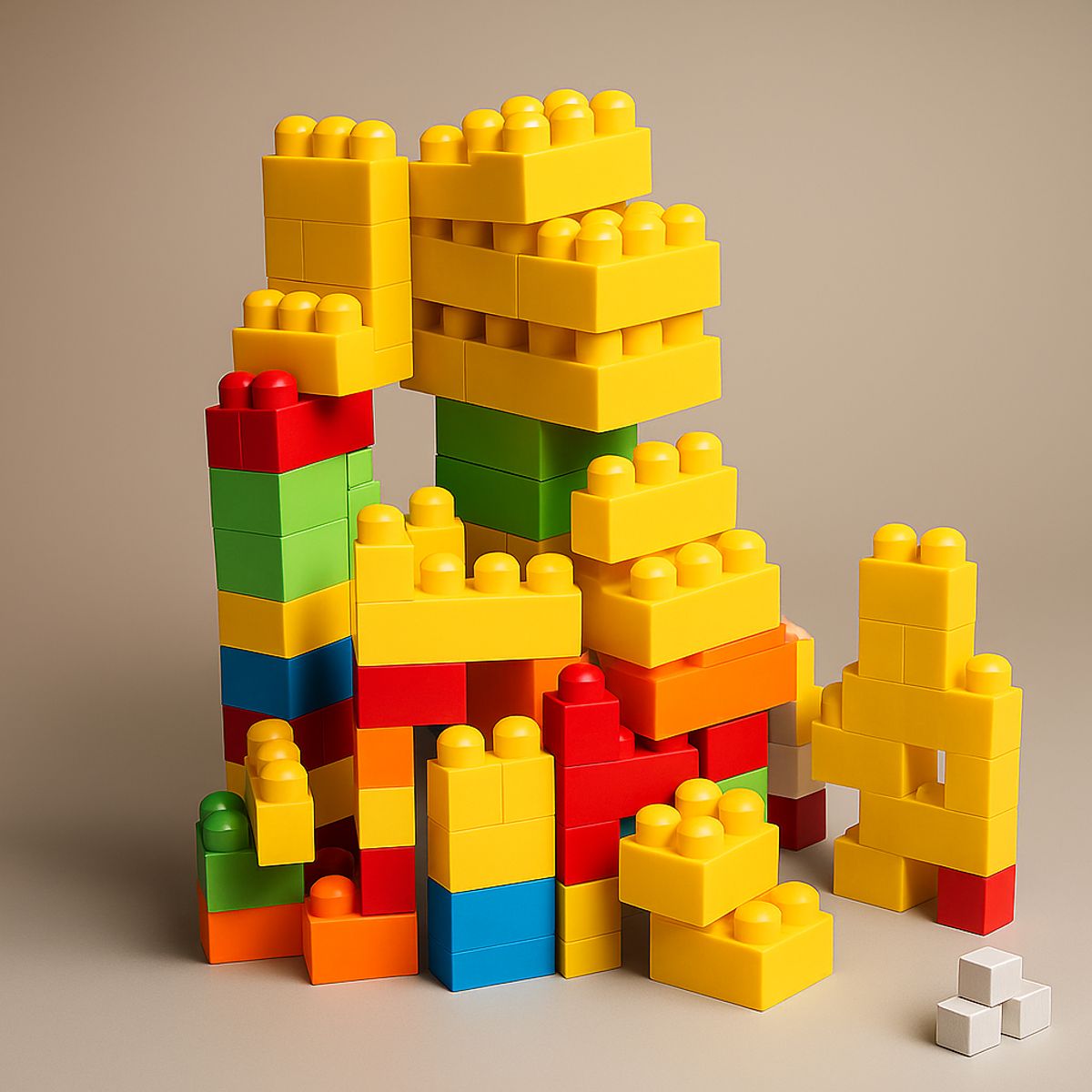 ARMONIA - Set 50 bloques XXL construcción fabricación chilena niños