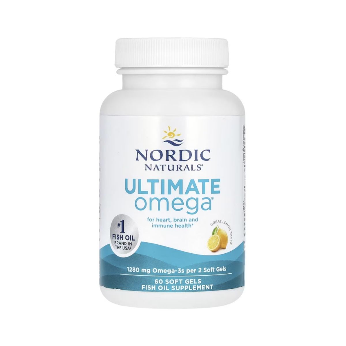 ORTOMOLECULAR - Ultimate Omega 3 1280mg 60 Softgel Nordic Naturals