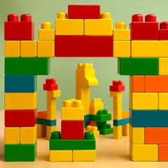 ARMONIA - Juguete construcción 50 bloques XL made in Chile aprendizaje