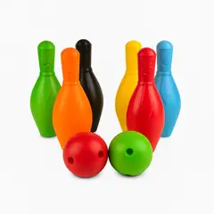 ARMONIA - Set bowling XL palitroques 6 pinos 2 bolas diversión familia