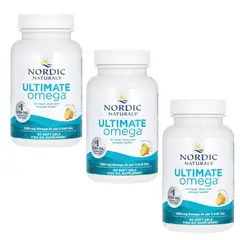 ORTOMOLECULAR - Pack x 3 Ultimate Omega 3 1280mg 60 Softgel Nordic Naturals