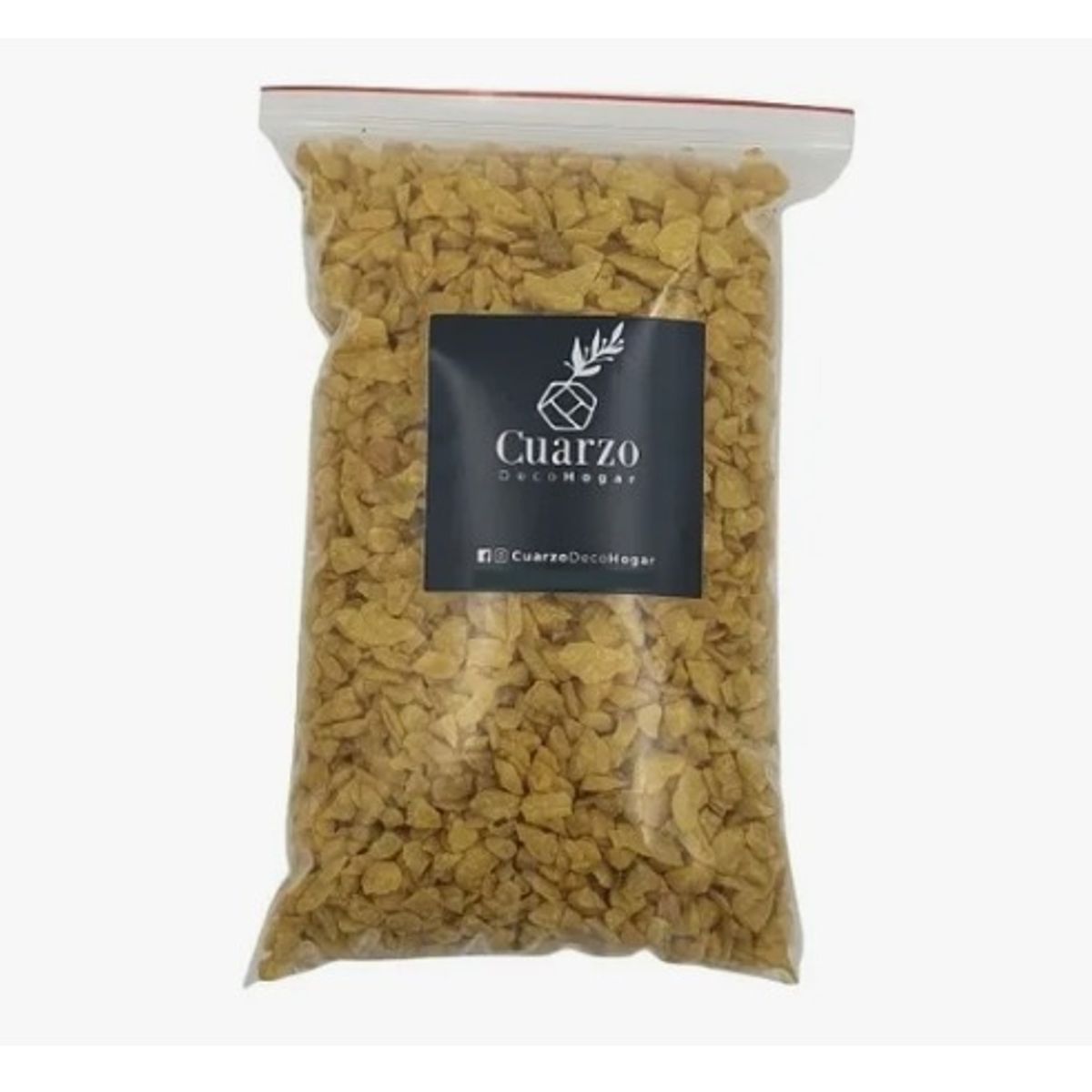 GENERICO - Cuarzo Tamaño Arroz Color Amarillo 1 kg