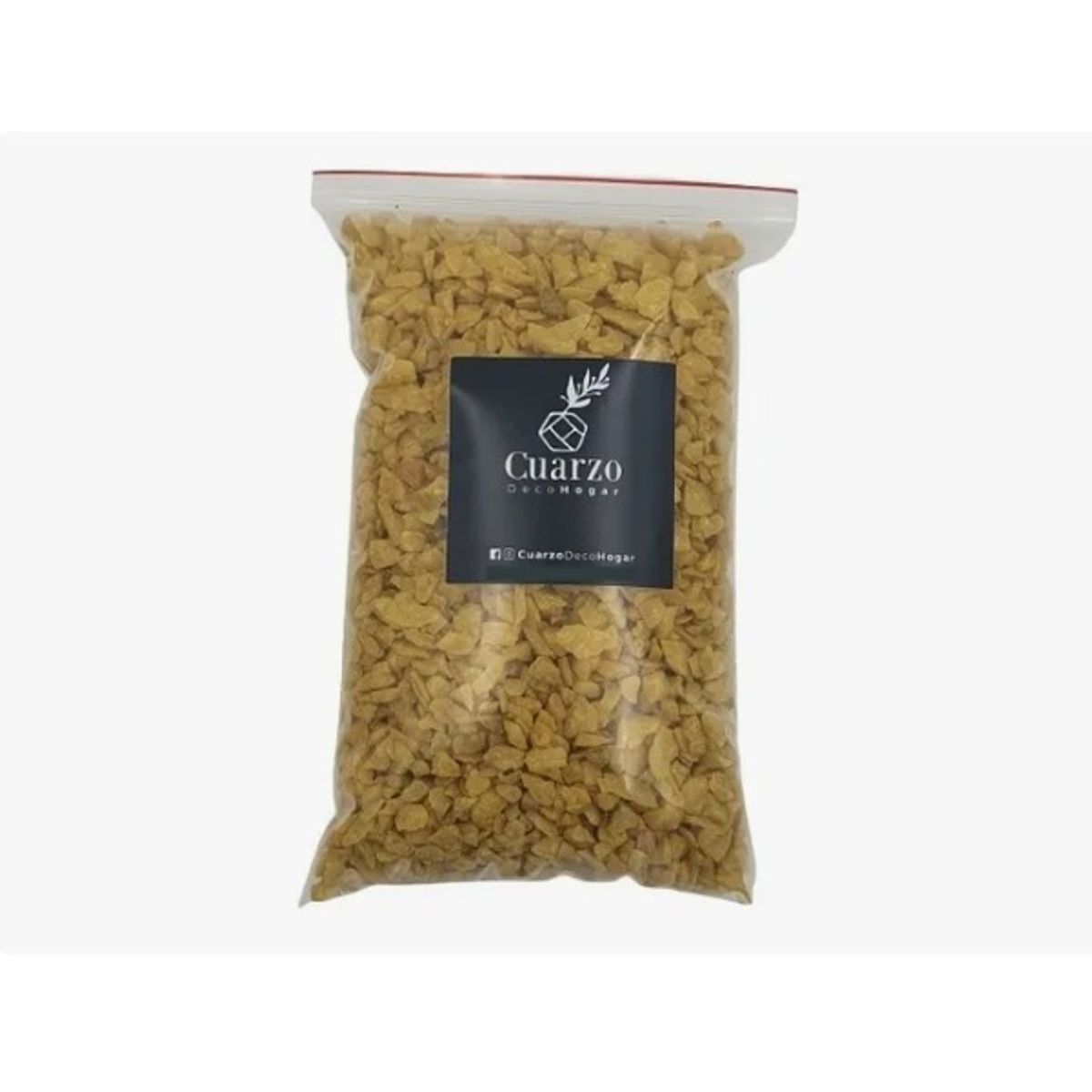 GENERICO - Cuarzo Tamaño Arroz Color Amarillo 1 kg