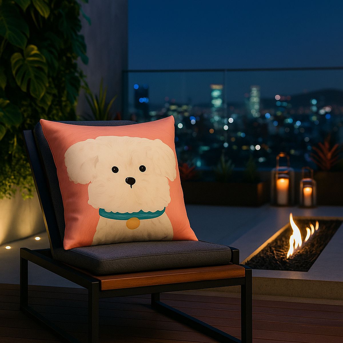 ARMONIA - Funda almohada cachorro cute 45x45 living infantil 780