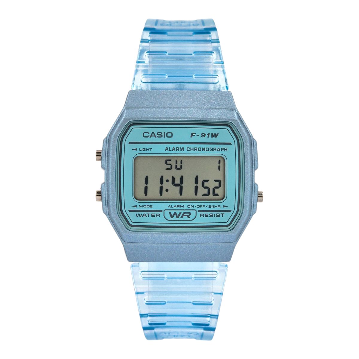 CASIO - Reloj de pulsera Casio unisex F-91WS-2 celeste