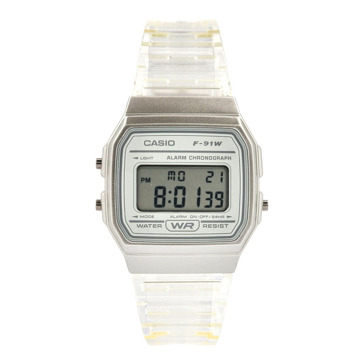 CASIO - Reloj de pulsera Casio unisex F-91WS-7 blanco