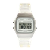 Reloj de pulsera unisex F-91WS-7 blanco