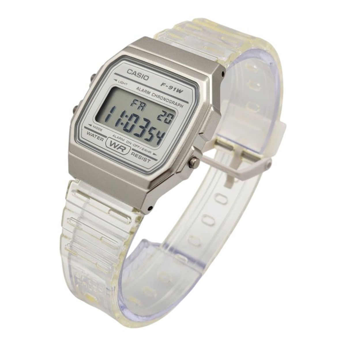 CASIO - Reloj de pulsera Casio unisex F-91WS-7 blanco