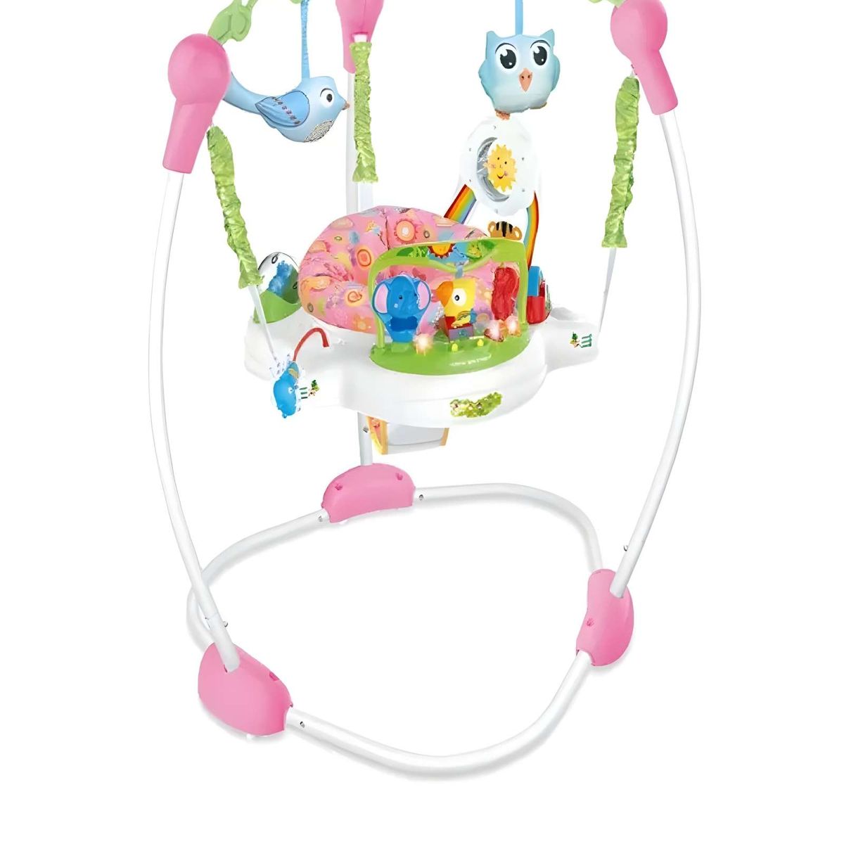 GENERICO - BABY JUMPER PARA NIÑAS ROSADO.