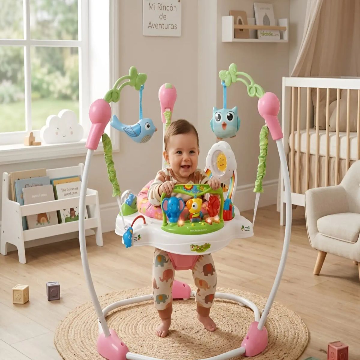 GENERICO - Saltador Infantil Y Centro De Actividades De Diseño Seguro