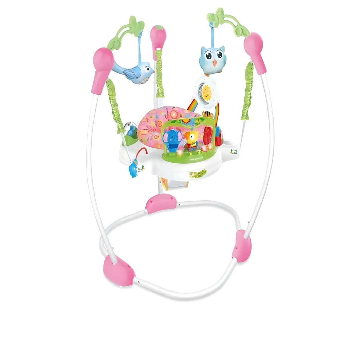 GENERICO - BABY JUMPER PARA NIÑAS ROSADO.