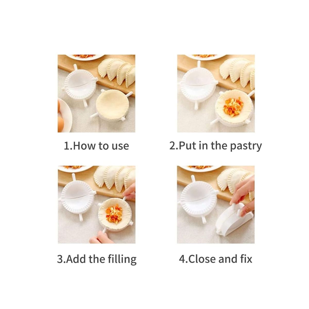 GENERICO - Molde Para Empanadas  Prensa de Masa Empanadas