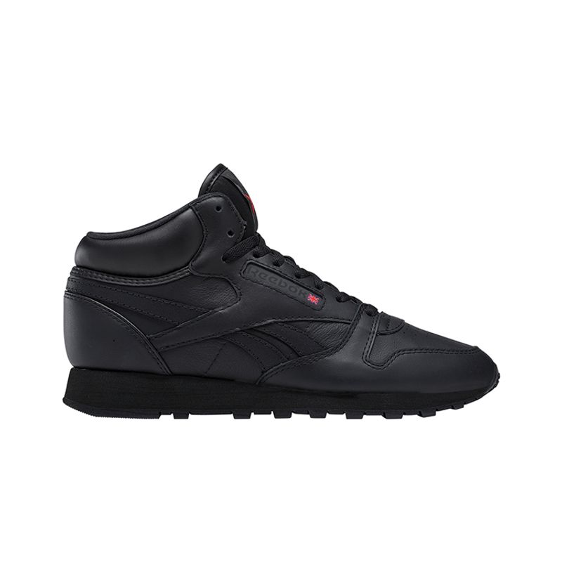 REEBOK - Zapatilla Reebok Classic Leather Mid Mono Negro