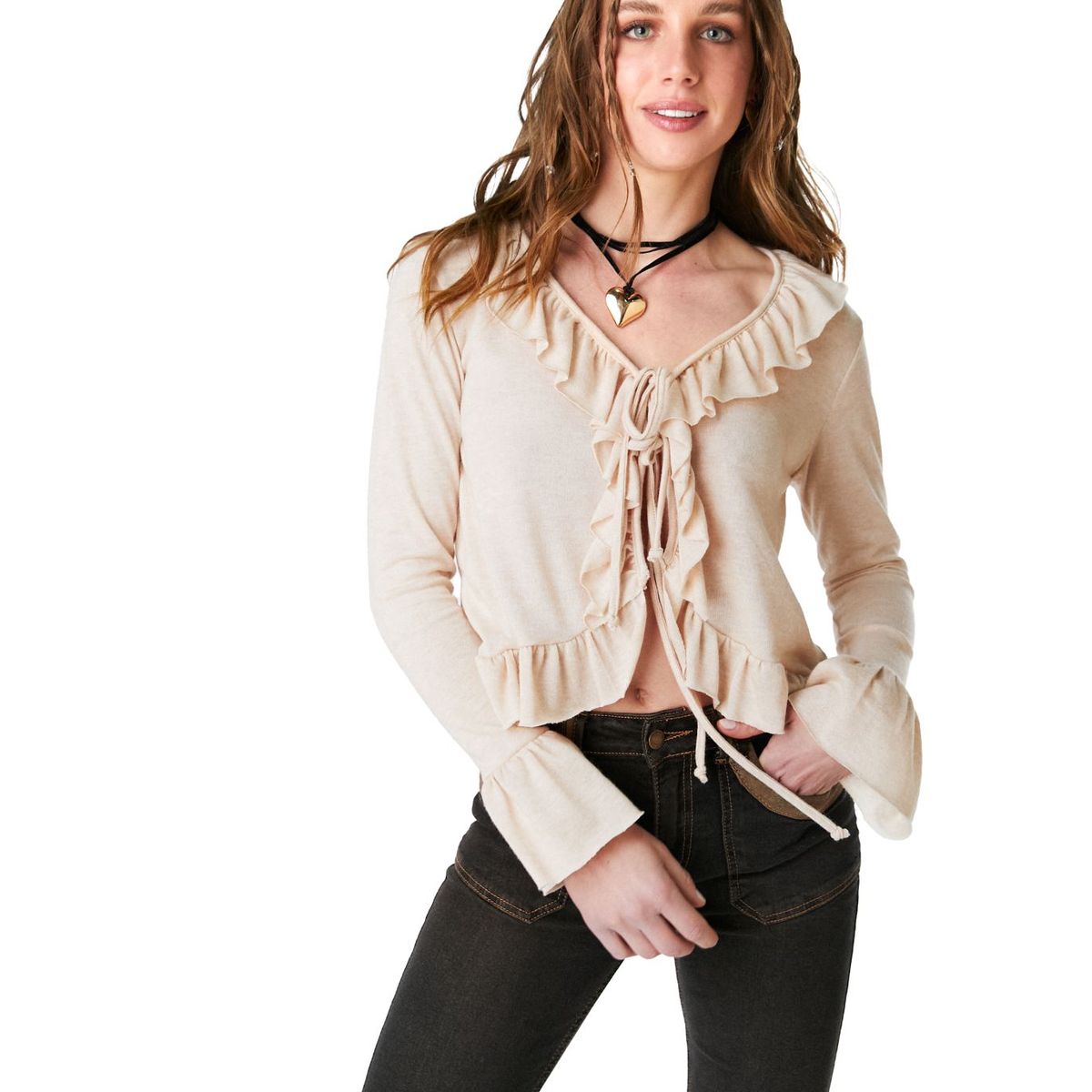 EFESIS - Polera Hanna Regular Manga Larga Mujer