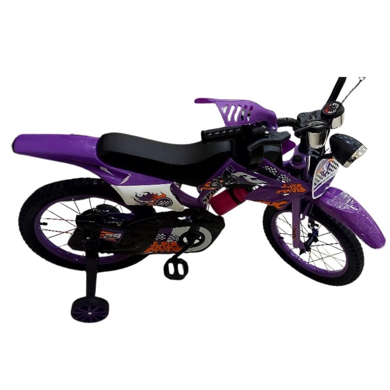 GENERICO - Bicicleta Aro 16 De Niño MotoBike Bici Estilo Motocross