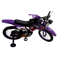 GENERICO - Bicicleta Aro 16 De Niño MotoBike Bici Estilo Motocross