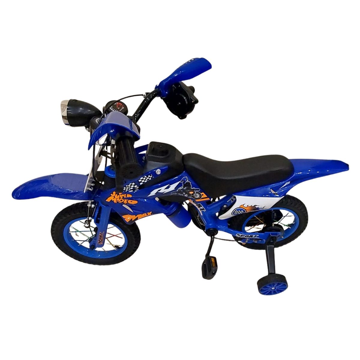 GENERICO - Bicicleta Aro 16 De Niño MotoBike Bici Estilo Motocross