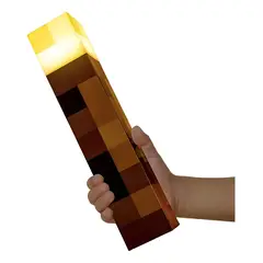 GENERICO - Lámpara Antorcha Minecraft Recargable 4 Colores En 1 Gamer