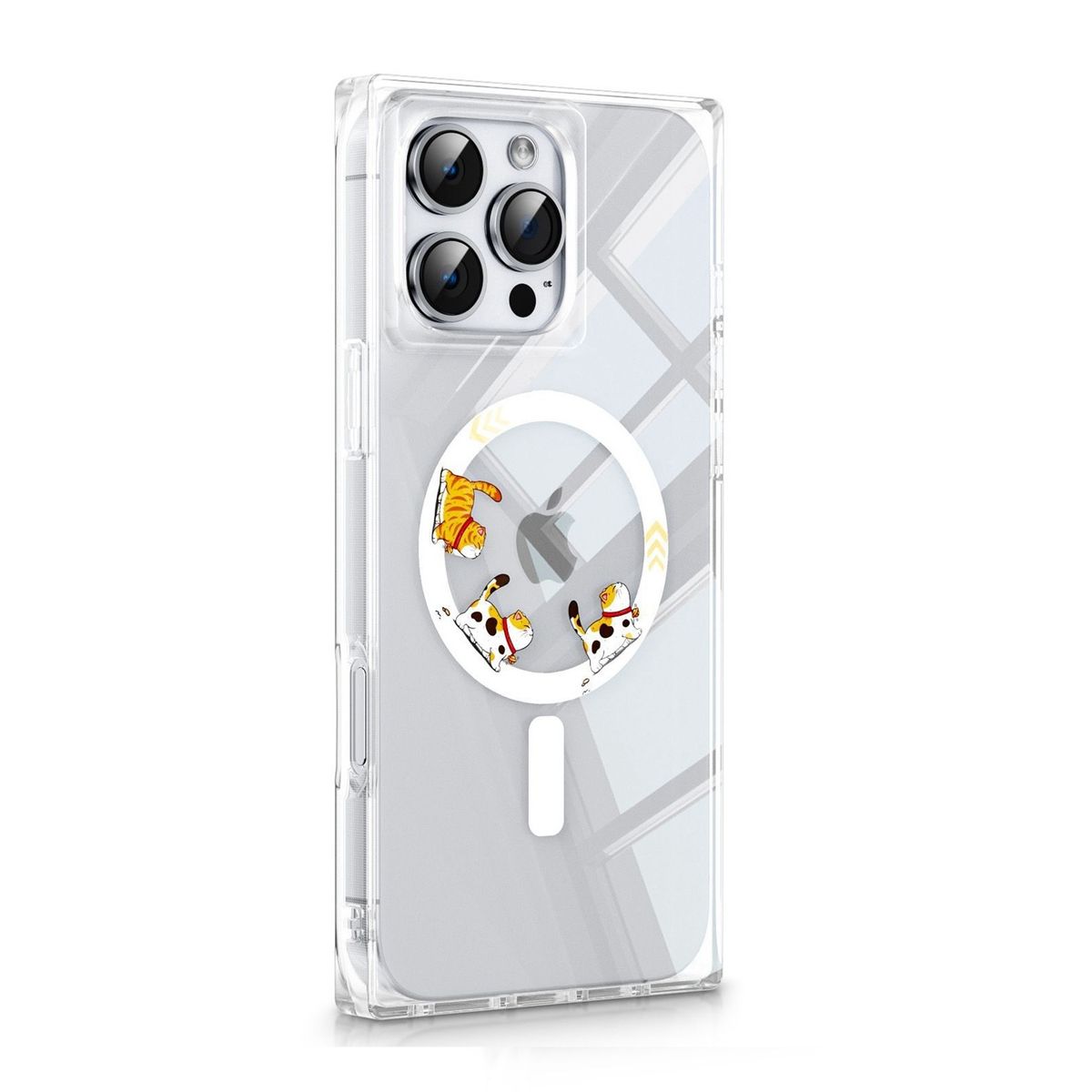 KBOD - Carcasa Para Teléfonos Kbod Blox Pet A90 Diseños Gatos Blancos Para iPhone 15 Pro Max