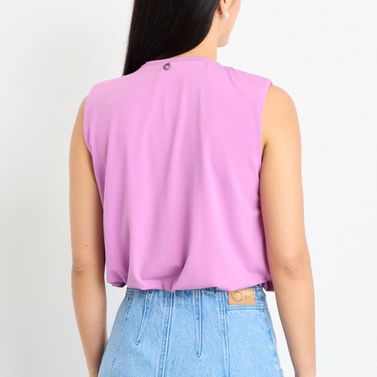 IO - Polera Sin Mangas Mujer Morado IO