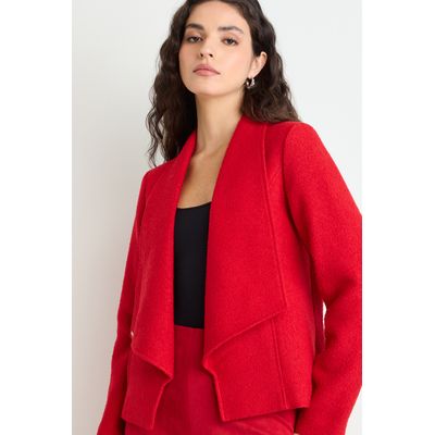 Imagen 2 del producto Tapado Abierto Mujer Rojo