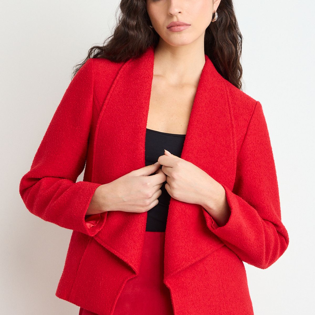 ASH - Tapado Abierto Mujer Rojo Ash