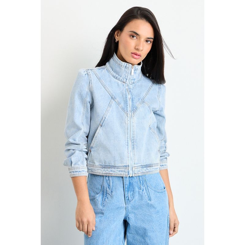 IO - Chaqueta Mujer Celeste IO