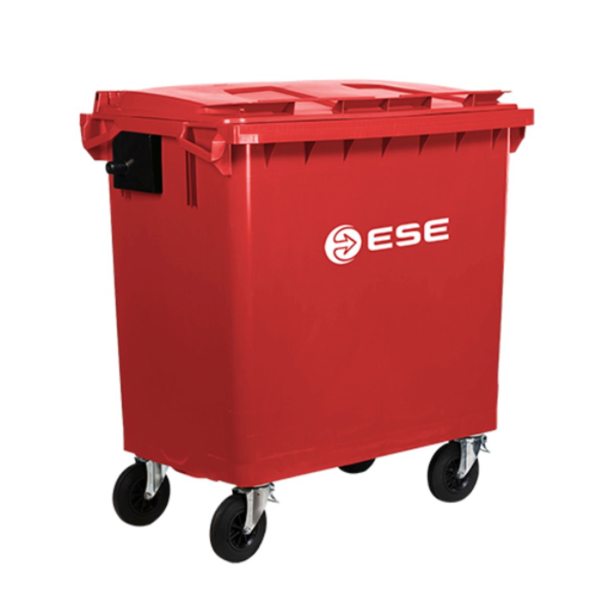 GENERICO - Contenedor de basura plástico 770 litros origen Alemán Color Gris Grafito