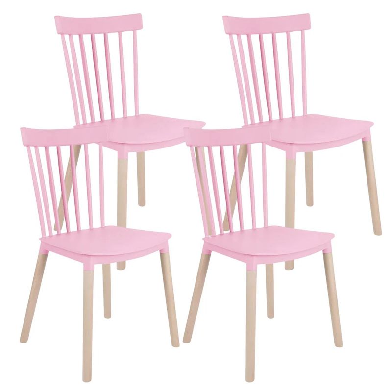 CORI CORI - Pack 4 Sillas Windsor - Polipropileno Rosa