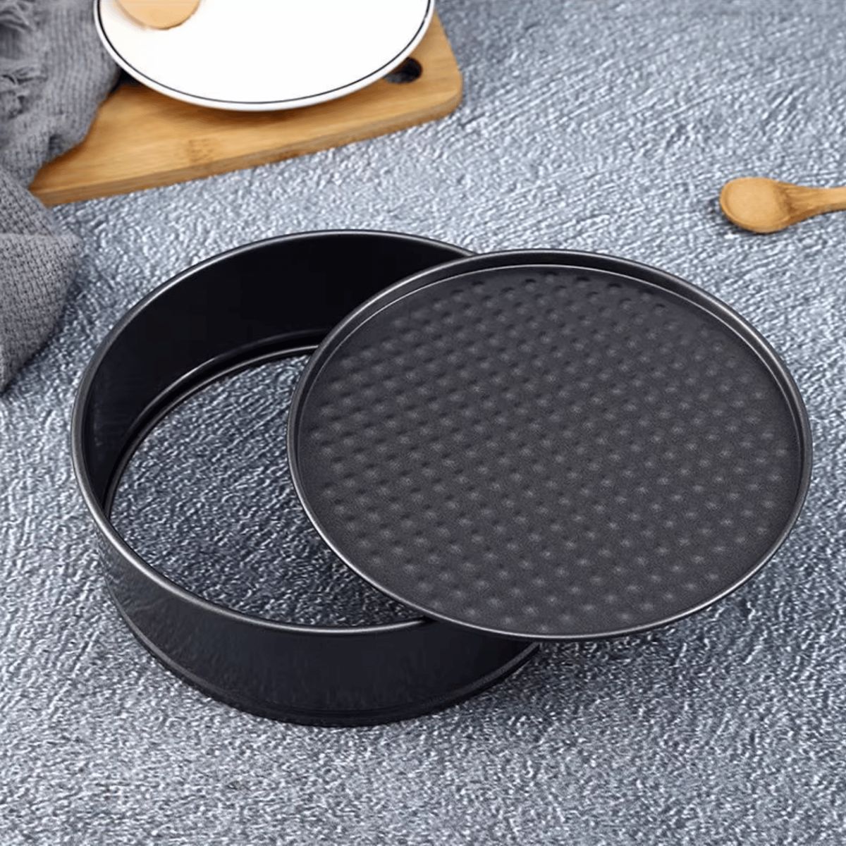 HOMESTAR - Molde Redondo Desmontable Base Texturizada - 26 cm