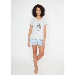 KAYSER - Pijama de mujer algodón 701075M - Gris