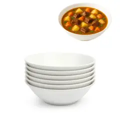 GENERICO - Plato Hondo Para Sopas Estofados Guisos Grande X6