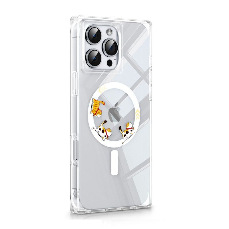KBOD - Carcasa Para Teléfonos Kbod Blox Pet A90 Diseños Gatos Blancos Para iPhone 16 Pro Max