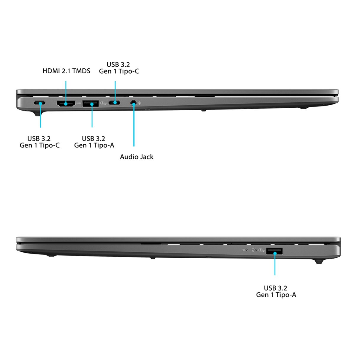 ASUS - Notebook ASUS Vivobook S16 AMD Ryzen 9 16GB RAM 512GB SSD 16"