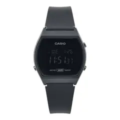 CASIO - Reloj de pulsera unisex LW-204-1B correa resina negro esfera negro