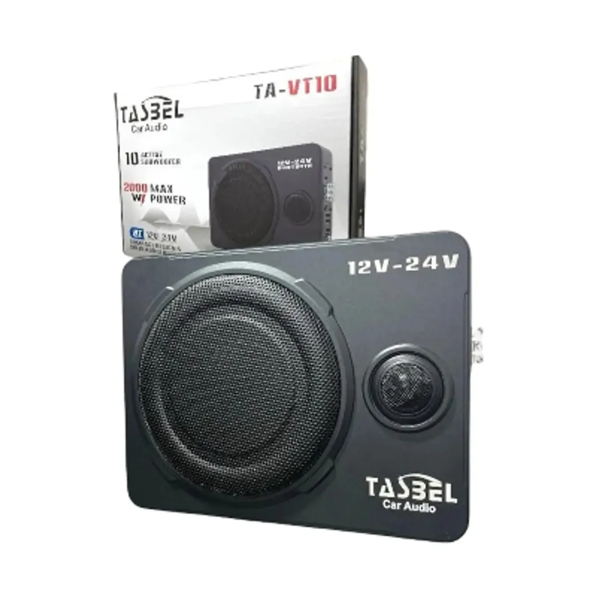 GENERICO - Subwoofer 10 Amplificado De Acústica Para Auto 2000w Negro