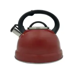 KITCHENWARE - KW TETERA ACERO INOX VIENA 3L ROJA