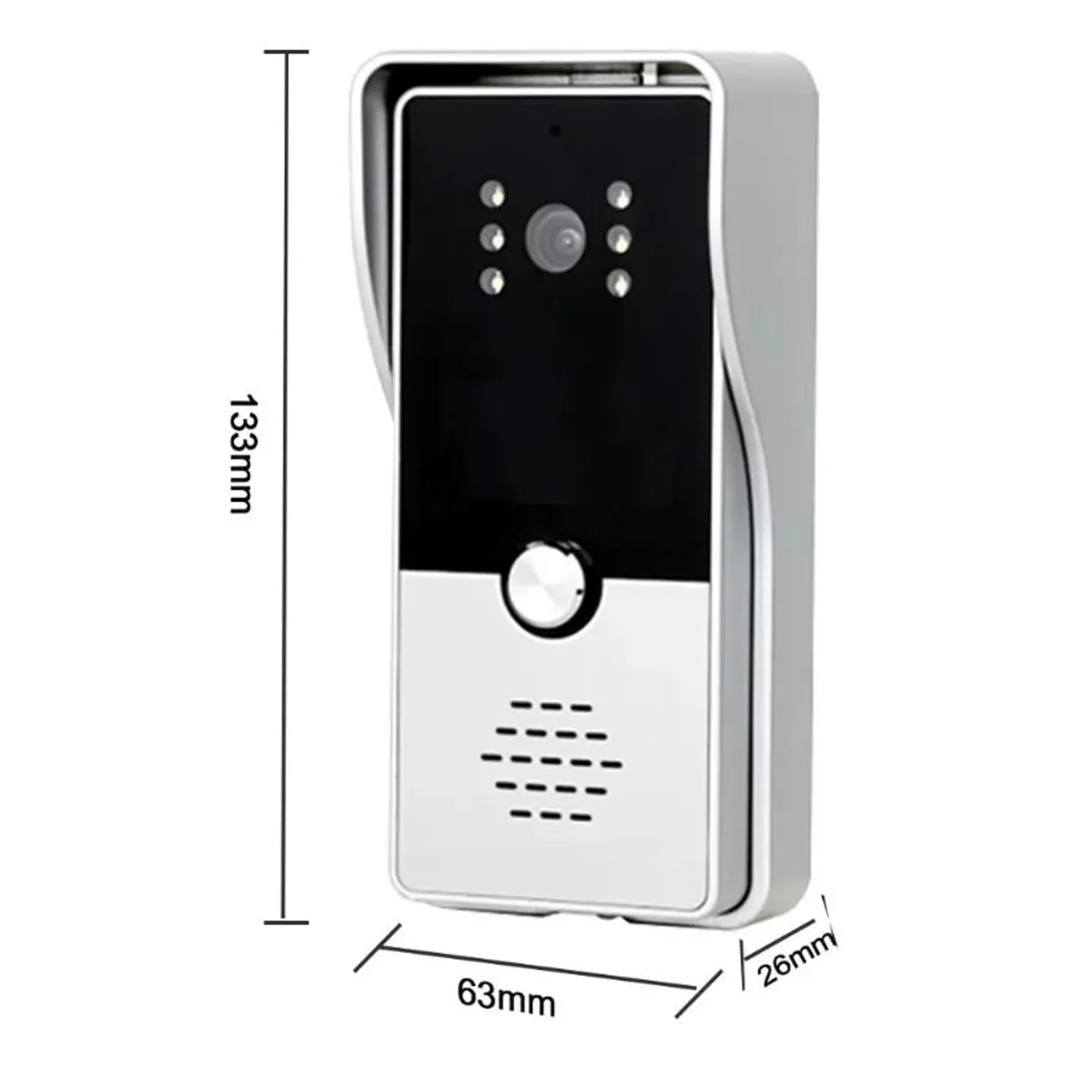 GENERICO - Timbre Cámara Wifi Seguridad Video Portero Inalámbrico