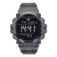 Reloj de pulsera caballero AE-1500WH-8BV gris fondo negro